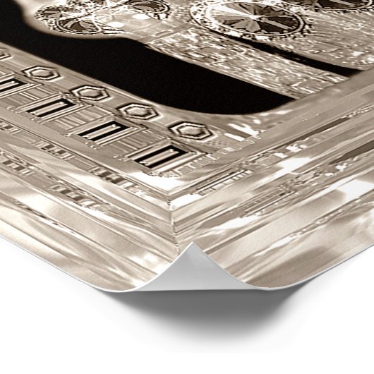 De speler (Afdrukken) Poster (Hoek)