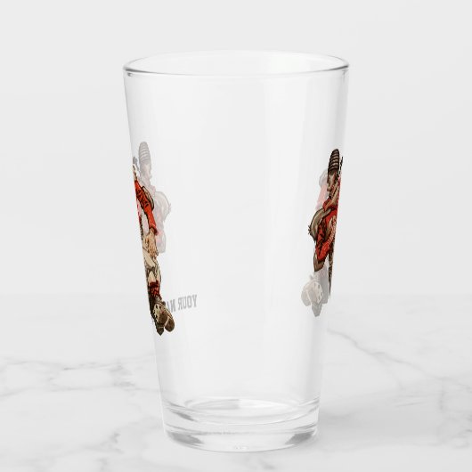 de Speler die van het Football Quarterback van Sp Glas (Links)