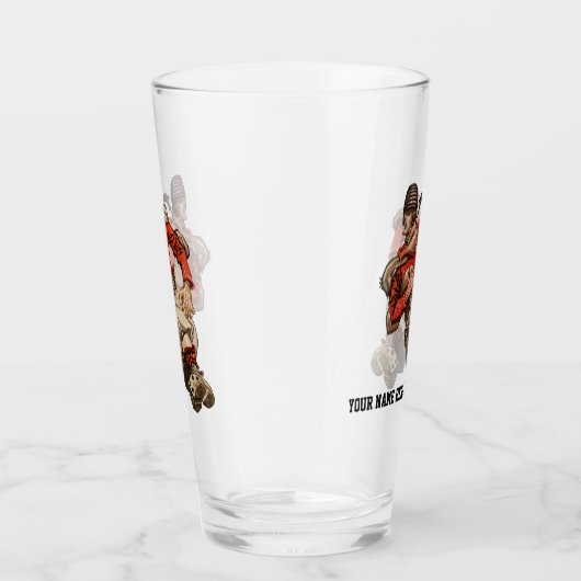  de Speler die van het Football Quarterback van Sp Glas (Rechts)