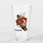  de Speler die van het Football Quarterback van Sp Glas (Voorkant)