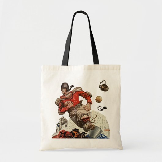  de Speler die van het Football Quarterback van Sp Tote Bag (Voorkant)