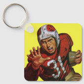  de Speler die van het Football van de Sport Rug N Sleutelhanger (Voorkant)