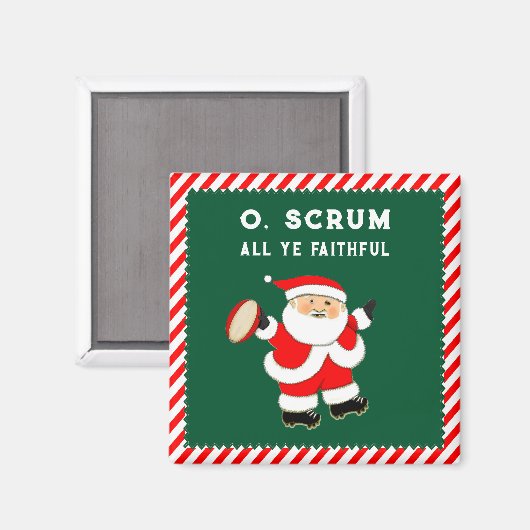 De Speler die van Rugby Stapelt de magneet van de (Voorkant / Achterkant)