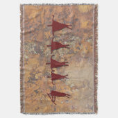 De Speler en de Caravan van de fluit Deken (Voorkant Verticaal)