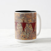 De Speler en de Caravan van de fluit Tweekleurige Koffiemok (Voorkant rechts)