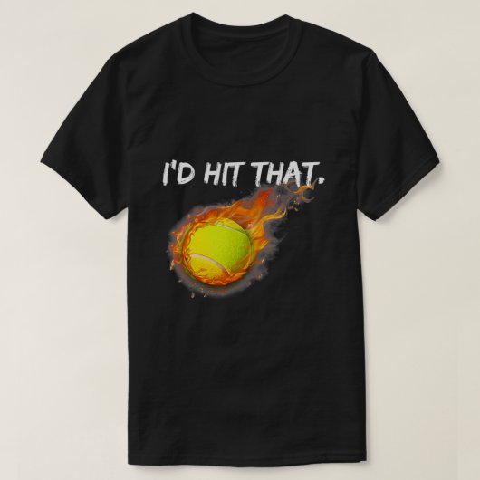 De Speler Identiteitskaart van de Tennis van de ba T-shirt (Design voorkant)