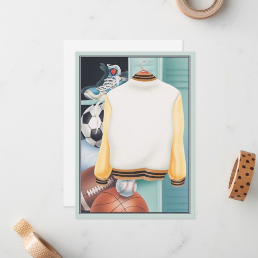 De speler © notitiekaartje (Voorkant / Achterkant in situ)