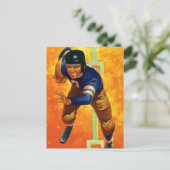 de Speler Quarterback die van het Football van Sp Briefkaart (Staand voorkant)