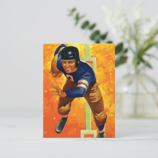  de Speler Quarterback die van het Football van Sp Briefkaart (Staand voorkant)