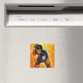  de Speler Quarterback die van het Football van Sp Magneet (Insitu (Vaatwasser))