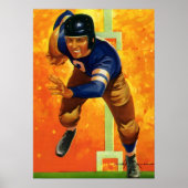  de Speler Quarterback die van het Football van Sp Poster (Voorkant)