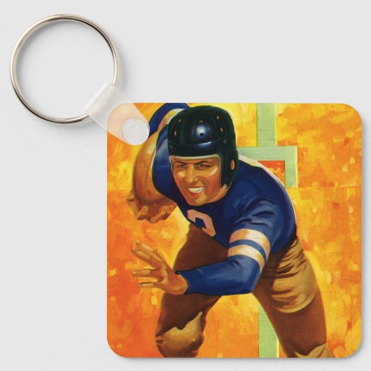  de Speler Quarterback die van het Football van Sp Sleutelhanger (Voorkant)