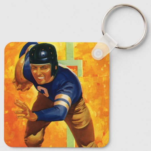  de Speler Quarterback die van het Football van Sp Sleutelhanger (Achterkant)