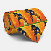  de Speler Quarterback die van het Football van Sp Stropdas (Opgerold)