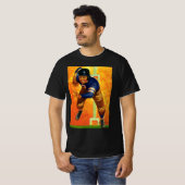 de Speler Quarterback die van het Football van Sp T-shirt (Voorkant volledig)