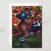  de Speler Quarterback van het Football van Sport  (Voorkant / Achterkant)