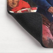 de Speler Quarterback van het Football van Sport Muismat (Hoek)