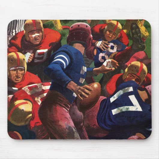 de Speler Quarterback van het Football van Sport Muismat (Voorkant)