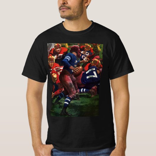  de Speler Quarterback van het Football van Sport  T-shirt (Voorkant)