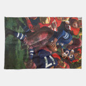  de Speler Quarterback van het Football van Sport  Theedoek (Horizontaal)