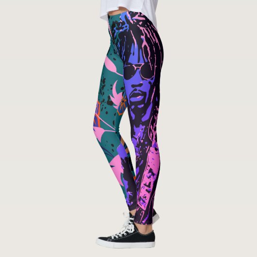 De speler retro vintag leggings (Links)