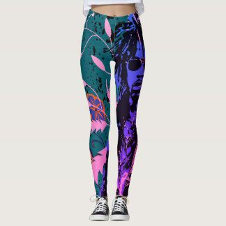 De speler retro vintag leggings
