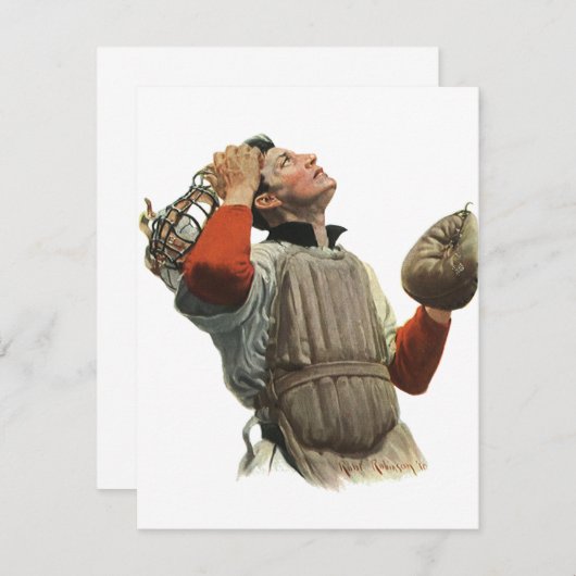 De  Speler van de Baseball van de Sport, Catcher o (Voorkant / Achterkant)