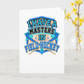 De Speler van de Hockey van het gebied ik heb een Kaart (Gele Bloem)