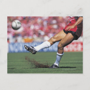 De Speler van de Rugby die de Koop van de Koop sch Briefkaart