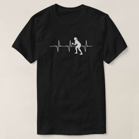 De Speler van de Tennis van de lijst pingelt Pong  T-shirt (Design voorkant)