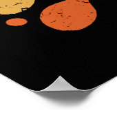 De Speler van de Tennis van de Lijst van de terugk Poster (Hoek)