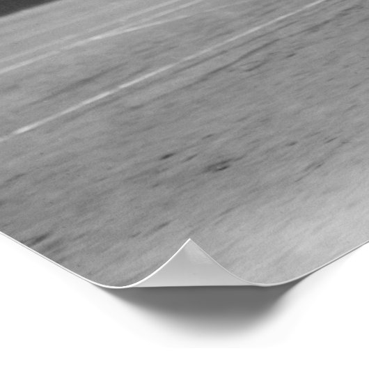 De Speler van de Tennis van de vrouw die klaar Fot Poster (Hoek)