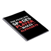 De speler van de Veertenschoppen Notitieboek (Rechterzijde)