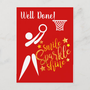 De Speler van GS dacht goed Klaar Netball Briefkaart