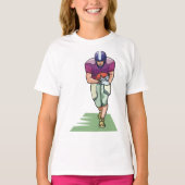 De Speler van het football met de Ball T-shirt (Voorkant)