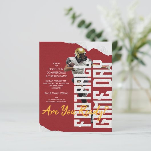 De Speler van het Football van de begroting Spel D (Staand voorkant)