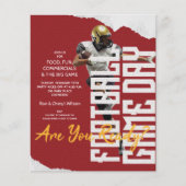 De Speler van het Football van de begroting Spel D (Voorkant)