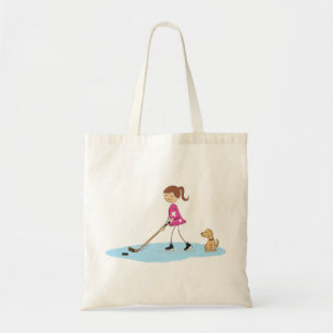 De Speler van het Hockey van het Meisje van de Tote Bag