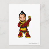 De Speler van het Personeel van Ninja Shenkuu van Briefkaart (Voorkant)