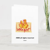 De speler van het tennis kaart (Achterkant)