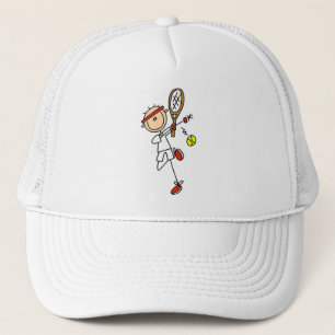 De Speler van het tennis met de T-shirts en de Gif Trucker Pet