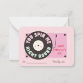 De Speler van het Verslag van de Valentijnsdag van Notitiekaartje (Voorkant)