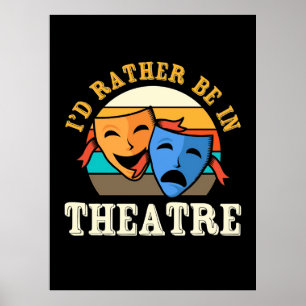 De speler zou eerder in het theater zijn poster