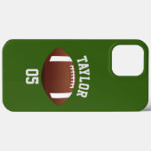 De spelernaam en het Football van de Koel van het Case-Mate iPhone Case (Achterkant (horizontaal))