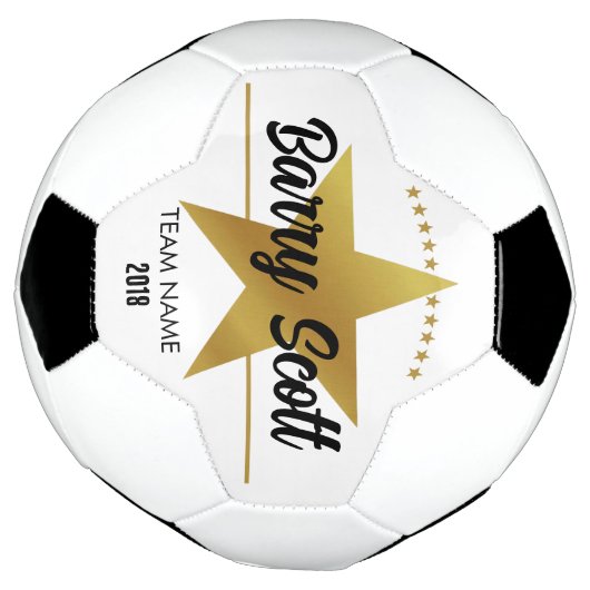 De spelernaam van de Voetbal gepersonaliseerd voet (Gedraaid)