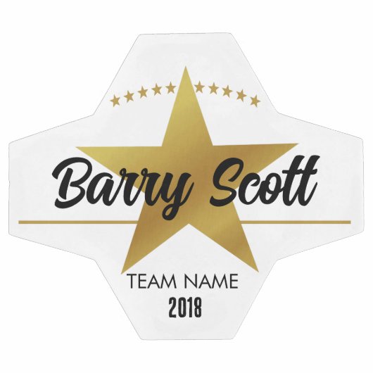 De spelernaam van de Voetbal gepersonaliseerd voet (Enkel)