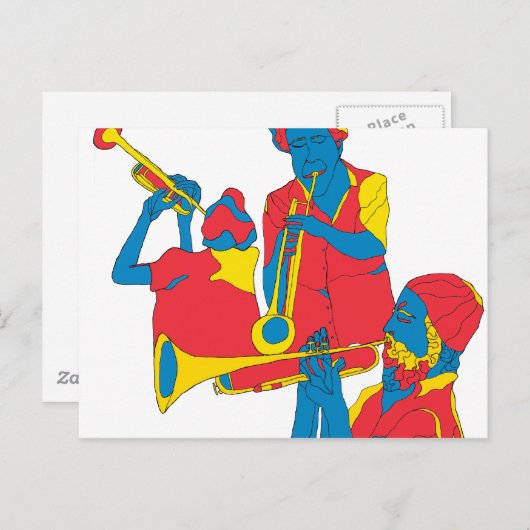 de spelers briefkaart (Voorkant / Achterkant)