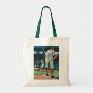  de Spelers van Baseball van de Sport Pitcher op M Tote Bag
