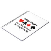 De Spelers van de brug weten hoe te om de manier a Notitieboek (Linkerzijde)