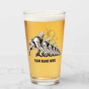 de Spelers van het Football van Sport, Quarterbac Glas